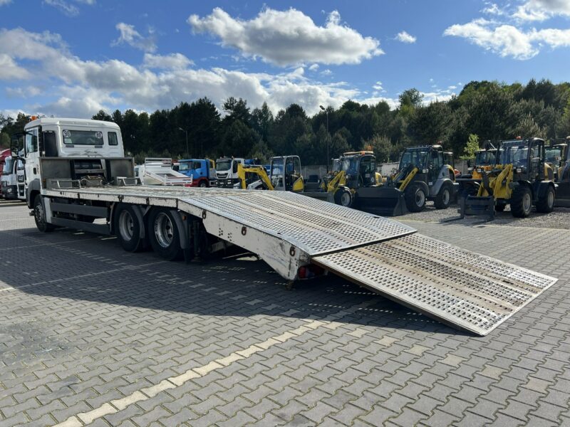 MAN TGS 28.360 6x2 Najazd Hydrauliczny Laweta Ciężarowa Autolaweta Wyciągarka Dł: 910cm Możliwość Wydłużenia Winda Wysuwana