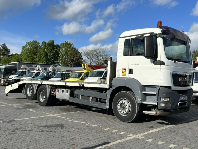 MAN TGS 28.360 6x2 Najazd Hydrauliczny Laweta Ciężarowa Autolaweta Wyciągarka Dł: 910cm Możliwość Wydłużenia Winda Wysuwana