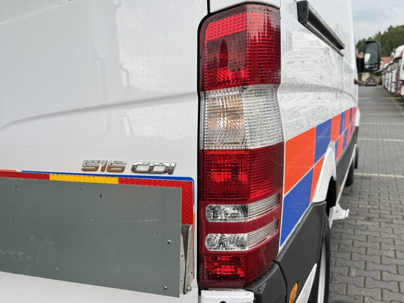 Mercedes Sprinter Zwyżka Podnośnik Koszowy KLUBB K42P UDT WUMAG GSR Wysokość Podnoszenia 15m SUPER STAN VERSALIFT 8.2m w bok P7