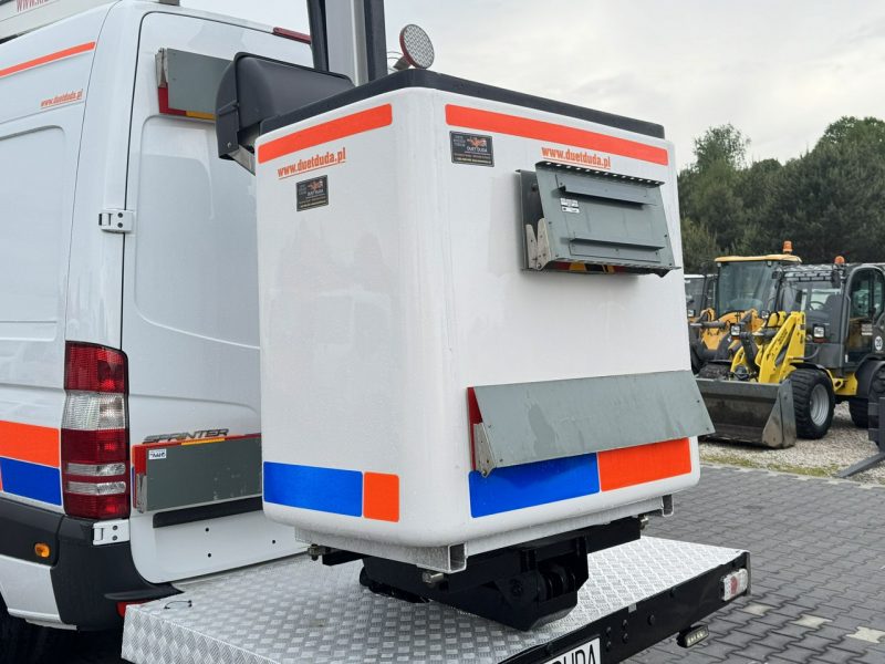 Mercedes Sprinter Zwyżka Podnośnik Koszowy KLUBB K42P UDT WUMAG GSR Wysokość Podnoszenia 15m SUPER STAN VERSALIFT 8.2m w bok P7