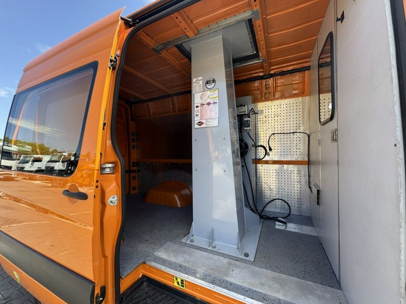 Mercedes Sprinter Zwyżka Podnośnik Koszowy VERSALIFT KLUBB ET-36-LF UDT Wysokość Podnoszenia 14m 100% SPRAWNY SUPER STAN VERSALIFT 8m w bok P7
