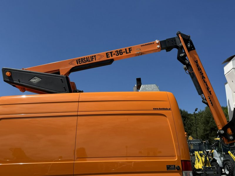Mercedes Sprinter Zwyżka Podnośnik Koszowy VERSALIFT KLUBB ET-36-LF UDT Wysokość Podnoszenia 14m 100% SPRAWNY SUPER STAN VERSALIFT 8m w bok P7