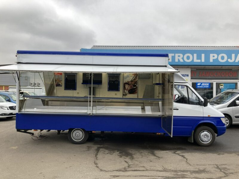 Mercedes Sprinter Sprinter Autosklep Gastronomiczny wędli Ryb Food Truck Foodtruck sklep