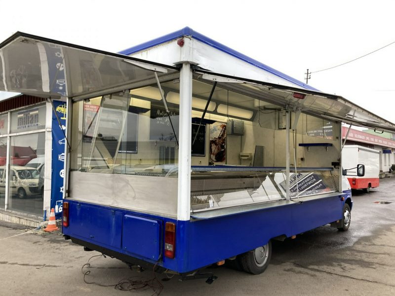 Mercedes Sprinter Sprinter Autosklep Gastronomiczny wędli Ryb Food Truck Foodtruck sklep