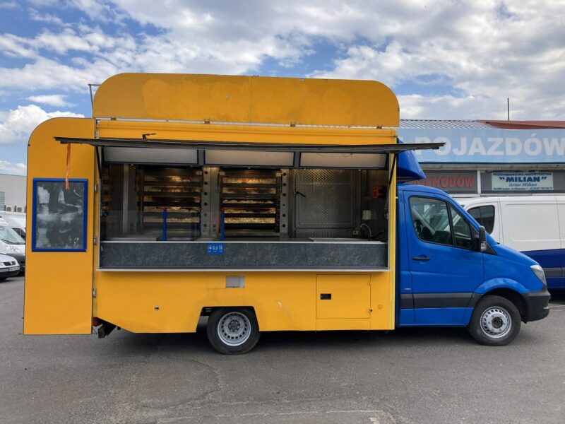 Mercedes Sprinter Autosklep Grill kurczak Gastronomiczny Food Truck Foodtruck sklep 2014