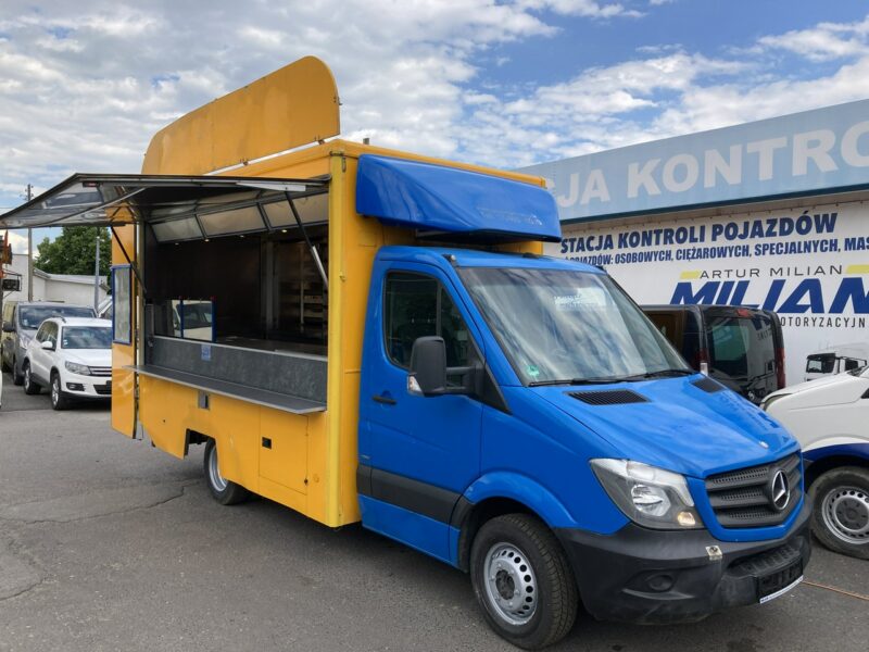 Mercedes Sprinter Autosklep Grill kurczak Gastronomiczny Food Truck Foodtruck sklep 2014