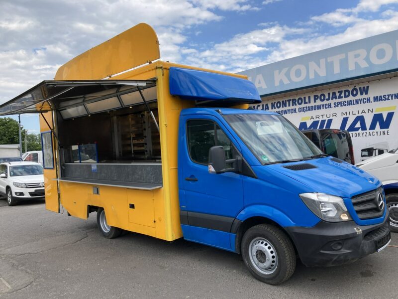 Mercedes Sprinter Autosklep Grill kurczak Gastronomiczny Food Truck Foodtruck sklep 2014