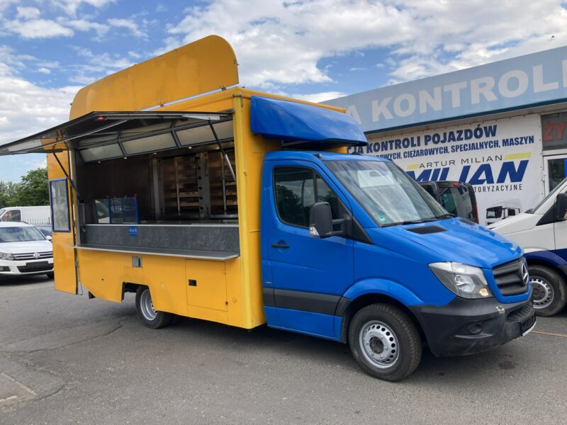 Mercedes Sprinter Autosklep Grill kurczak Gastronomiczny Food Truck Foodtruck sklep 2014