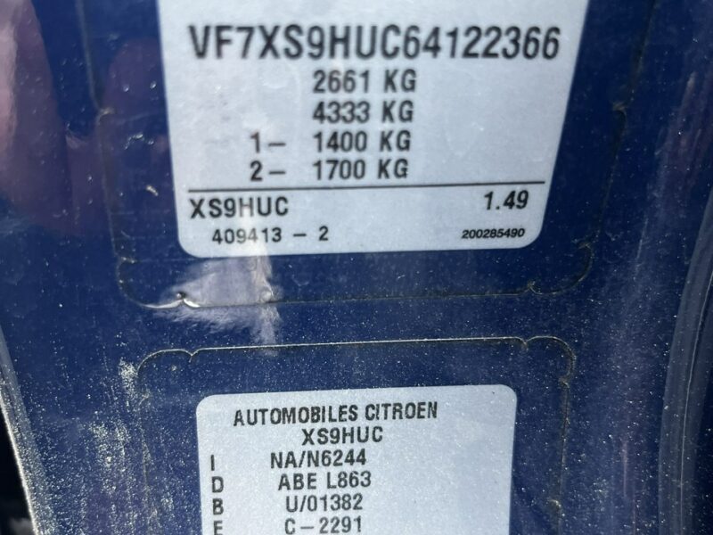 Citroen Jumpy Citroen Jumpy 1.6HDi 2007R Klimatyzacja 3-Osobowy Hak VAT-1A!