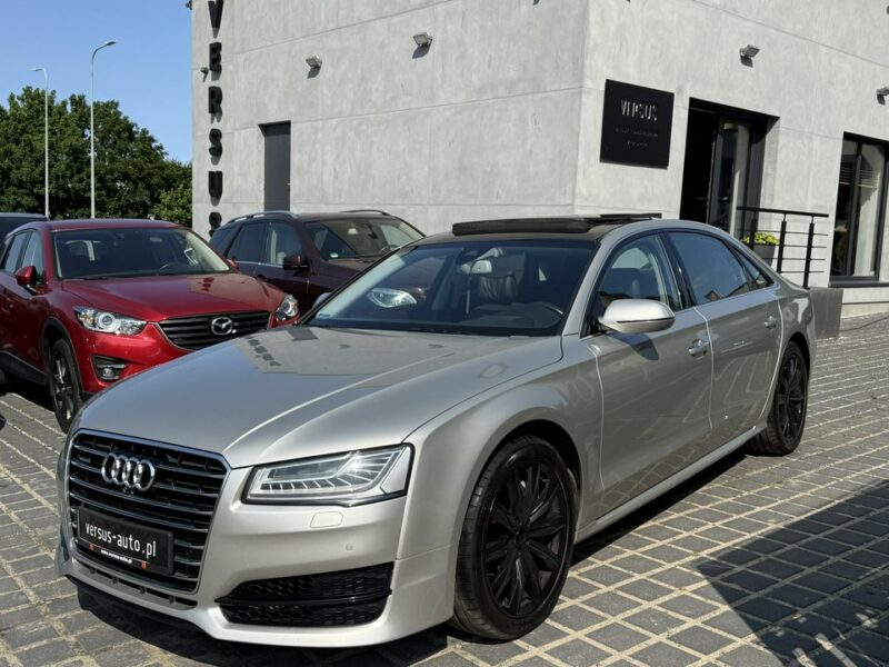 Audi A8 ZAMIANA 3.0 TFSI 4X4 Long Lift Kamery360 Panorama Wentyle Masaż 4xklim D4 (2010-)