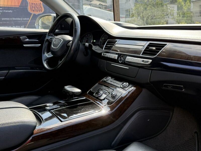 Audi A8 ZAMIANA 3.0 TFSI 4X4 Long Lift Kamery360 Panorama Wentyle Masaż 4xklim D4 (2010-)