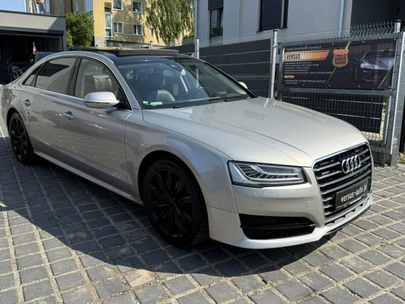 Audi A8 ZAMIANA 3.0 TFSI 4X4 Long Lift Kamery360 Panorama Wentyle Masaż 4xklim D4 (2010-)