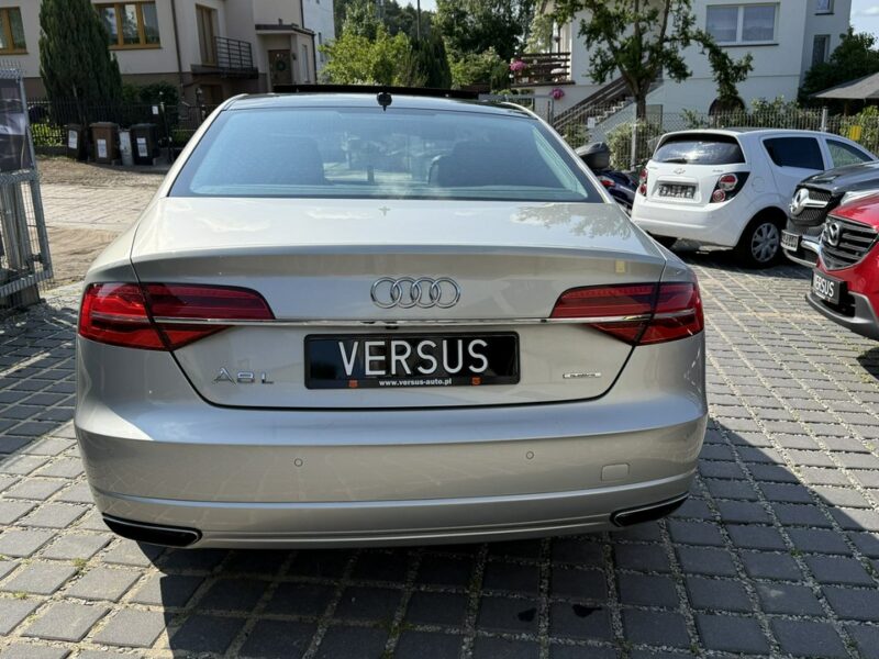 Audi A8 ZAMIANA 3.0 TFSI 4X4 Long Lift Kamery360 Panorama Wentyle Masaż 4xklim D4 (2010-)
