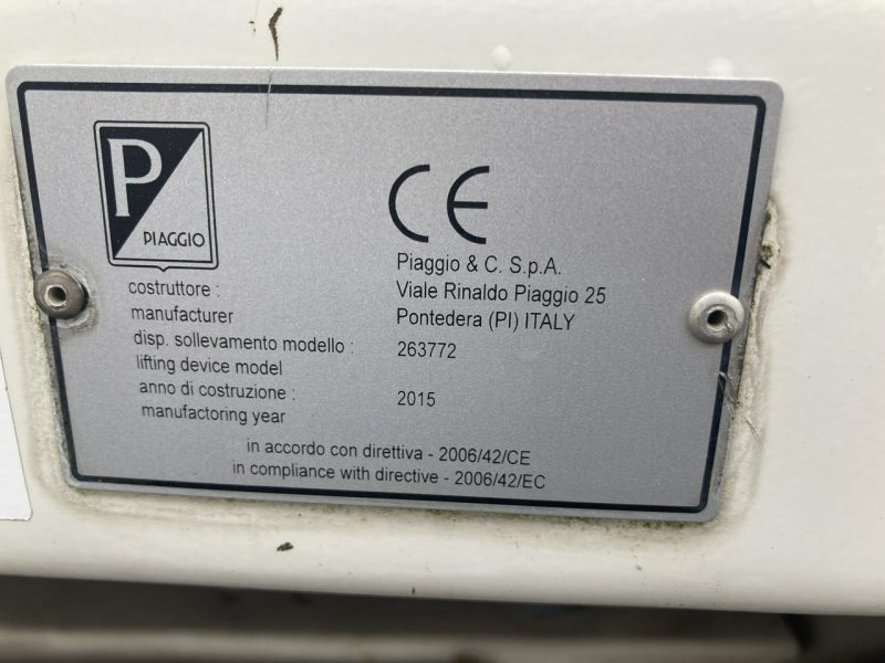 Piaggio inny Piaggio Porter Śmieciarka Wywrotka 2015