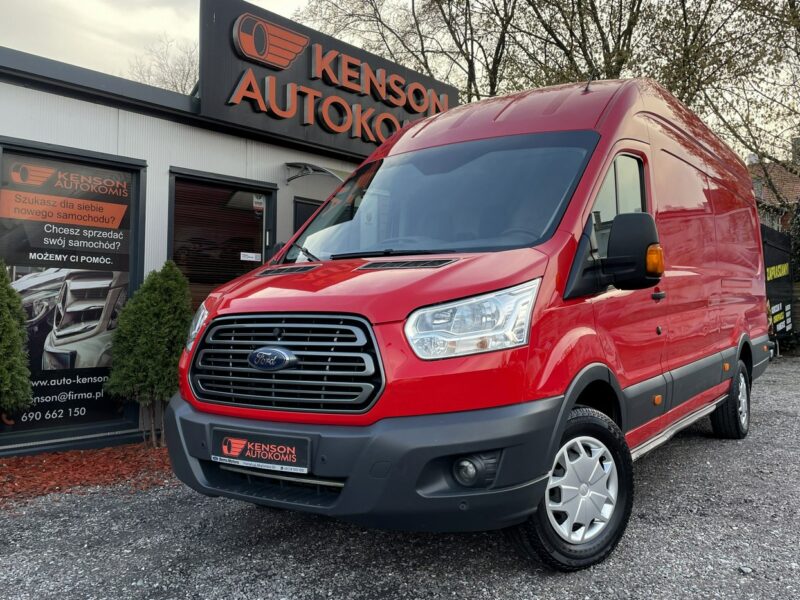 Ford Transit L4H3, Polski Salon, Bezwypadkowy, Klimatyzacja, LED