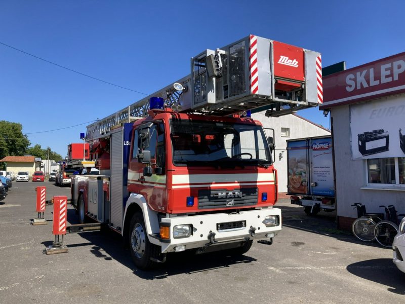 Man inny Man 15,280 Straż pożarna drabina Strażacka zwyżka podnośnik 32m Metz