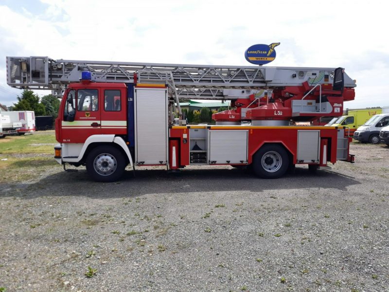 Man inny Man 15,280 Straż pożarna drabina Strażacka zwyżka podnośnik 32m Metz