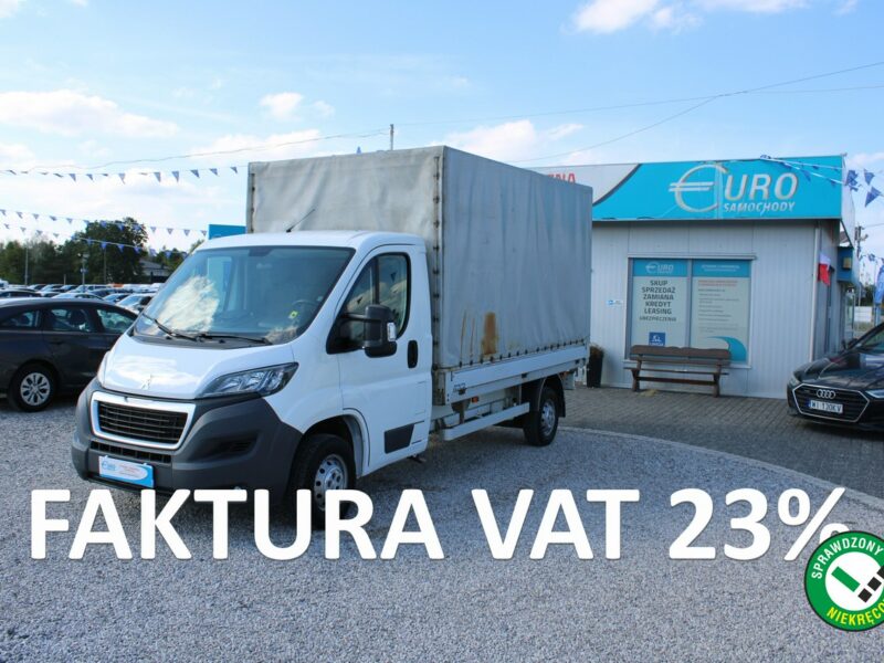 Peugeot Boxer 335 L3 Plandeka F-vat Salon Polska Gwarancja