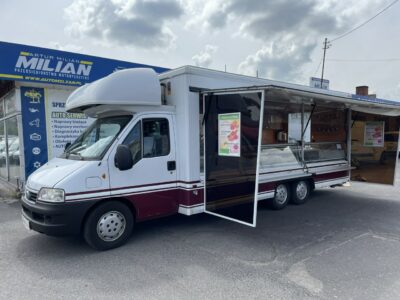 Fiat Ducato Autosklep wędlin Gastronomiczny Food Truck Foodtruck 55122km Borco2006