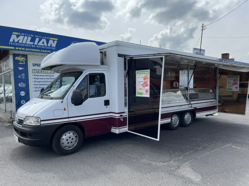 Fiat Ducato Autosklep wędlin Gastronomiczny Food Truck Foodtruck 55122km Borco2006