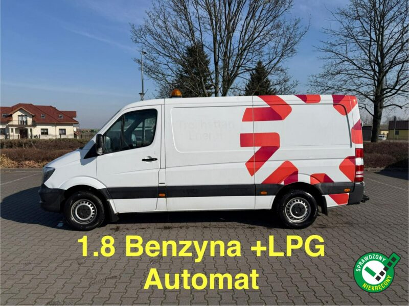 Mercedes Sprinter 1.8 156KM kompresor Benzyna +LPG Automat jedyne 160tys km przebiegu