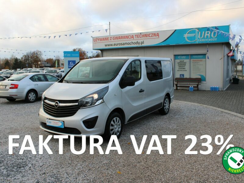 Opel Vivaro L1H1 Brygadowy F-VAT Gwarancja SalonPolska