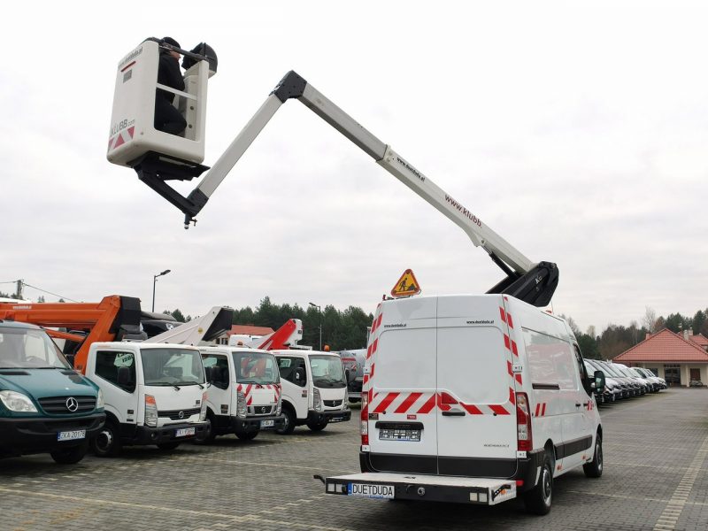 Renault Master Zwyżka Podnośnik Koszowy KAT B Do 3.5tony 12.5m KLUBB K32 UDT P7