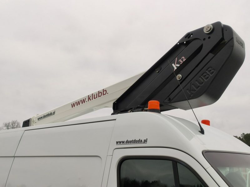 Renault Master Zwyżka Podnośnik Koszowy KAT B Do 3.5tony 12.5m KLUBB K32 UDT P7
