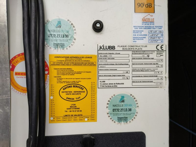 Renault Master Zwyżka Podnośnik Koszowy KAT B Do 3.5tony 12.5m KLUBB K32 UDT P7