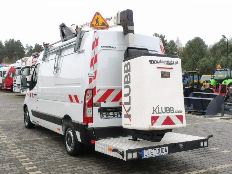 Renault Master Zwyżka Podnośnik Koszowy KAT B Do 3.5tony 12.5m KLUBB K32 UDT P7