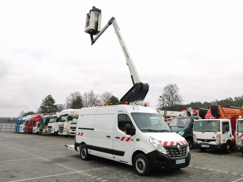 Renault Master Zwyżka Podnośnik Koszowy KAT B Do 3.5tony 12.5m KLUBB K32 UDT P7