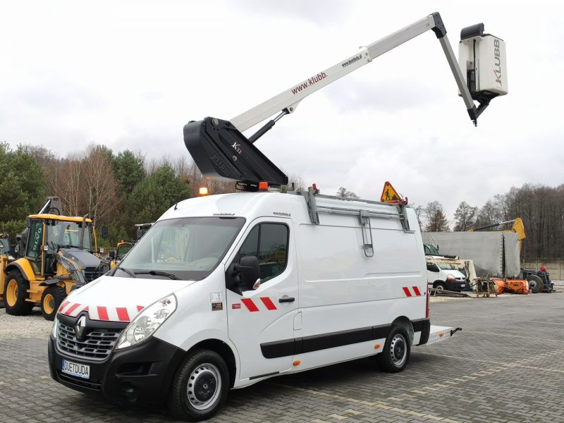 Renault Master Zwyżka Podnośnik Koszowy KAT B Do 3.5tony 12.5m KLUBB K32 UDT P7