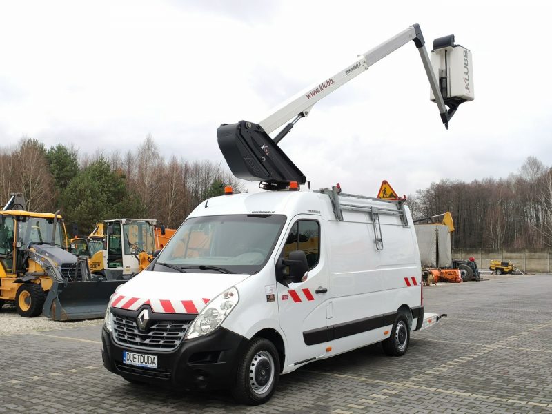 Renault Master Zwyżka Podnośnik Koszowy KAT B Do 3.5tony 12.5m KLUBB K32 UDT P7