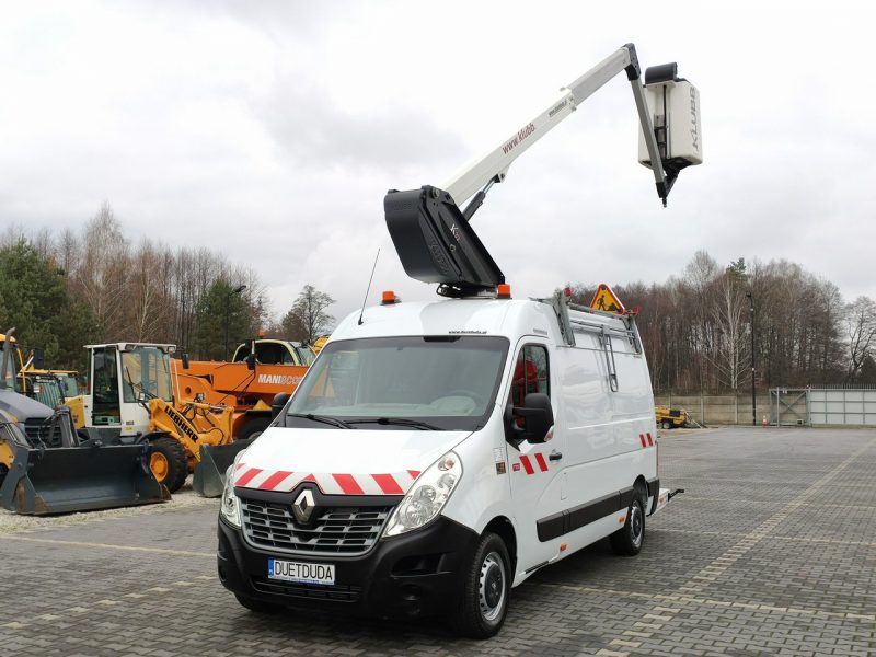 Renault Master Zwyżka Podnośnik Koszowy KAT B Do 3.5tony 12.5m KLUBB K32 UDT P7