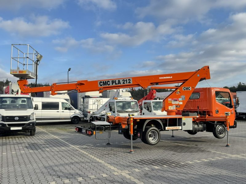 Renault Maxity Podnośnik Koszowy 21m CMC PLA 212 Zwyżka UDT Wumag GSR Multitel P7