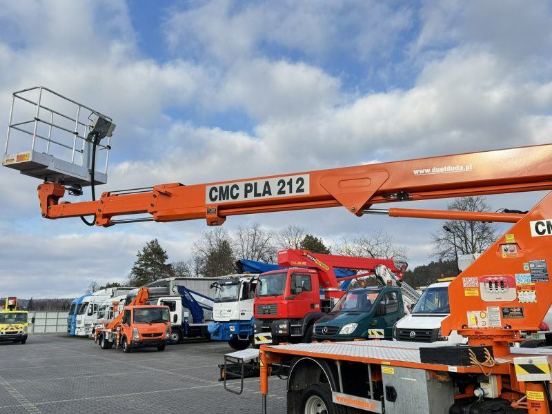 Renault Maxity Podnośnik Koszowy 21m CMC PLA 212 Zwyżka UDT Wumag GSR Multitel P7