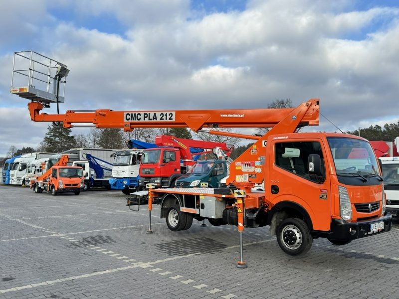 Renault Maxity Podnośnik Koszowy 21m CMC PLA 212 Zwyżka UDT Wumag GSR Multitel P7