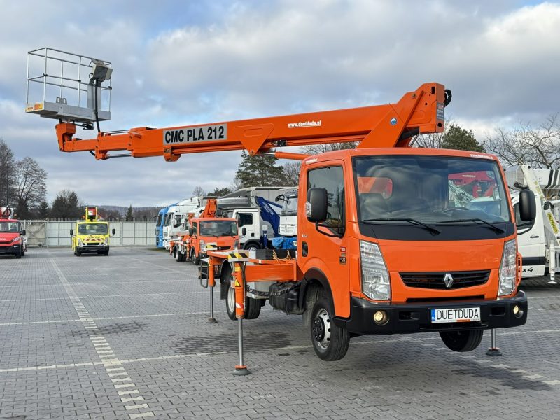 Renault Maxity Podnośnik Koszowy 21m CMC PLA 212 Zwyżka UDT Wumag GSR Multitel P7