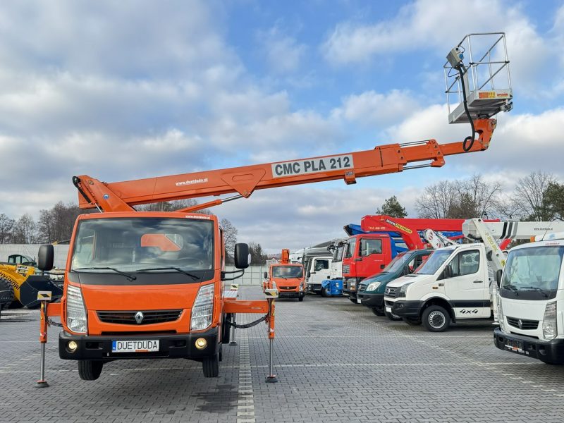 Renault Maxity Podnośnik Koszowy 21m CMC PLA 212 Zwyżka UDT Wumag GSR Multitel P7