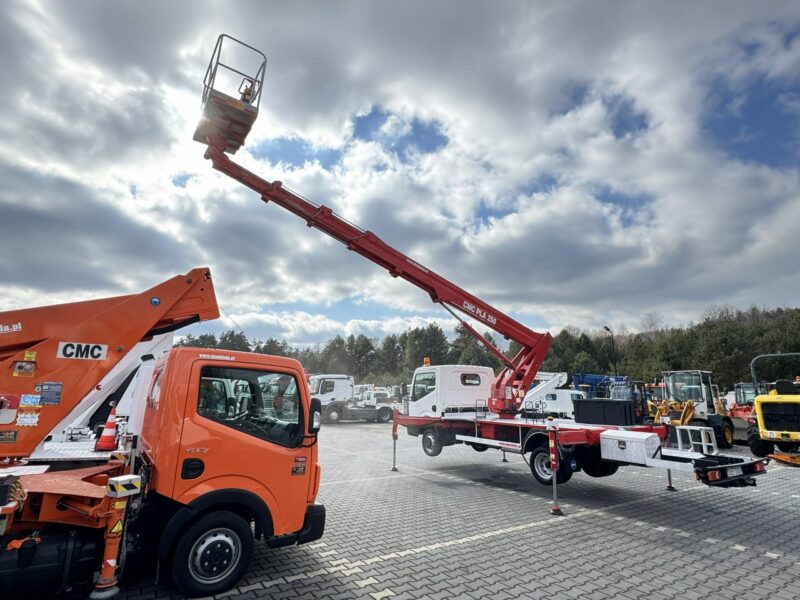 Nissan Cabstar Podnośnik Koszowy 25m CMC PLA 250 Zwyżka Pilot UDT Wumag GSR Multitel
