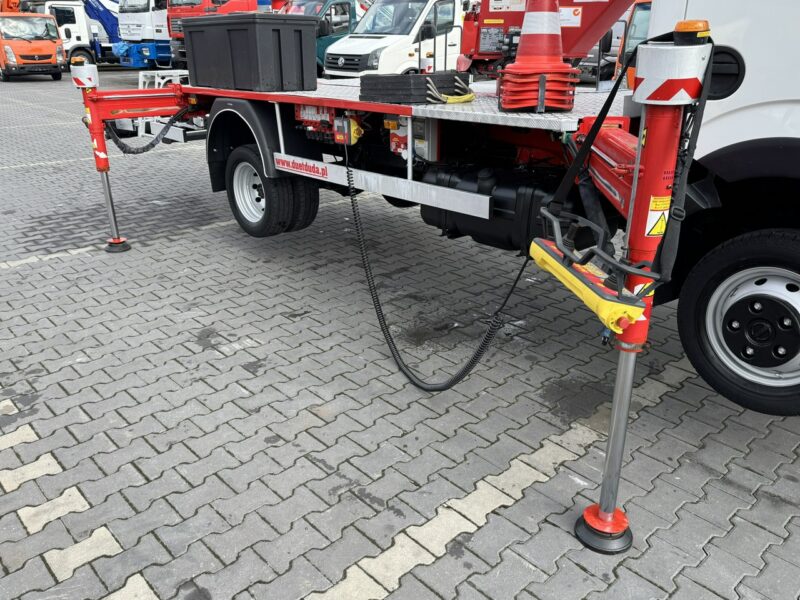 Nissan Cabstar Podnośnik Koszowy 25m CMC PLA 250 Zwyżka Pilot UDT Wumag GSR Multitel