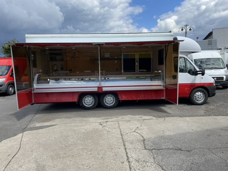 Fiat Ducato Autosklep wędlin Gastronomiczny Food Truck Foodtruck Sklep Borco