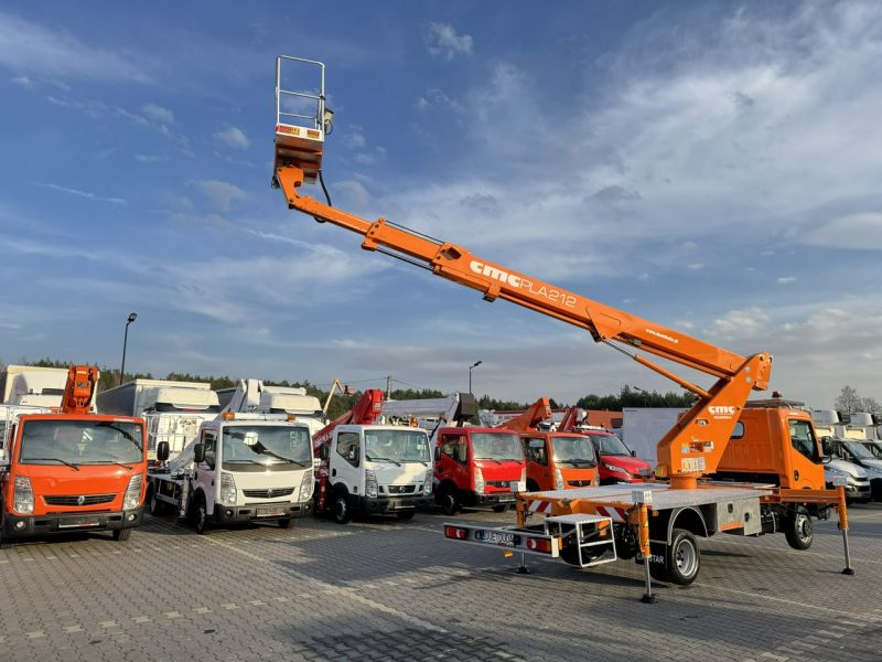 Nissan Cabstar Podnośnik Koszowy 21m CMC PLA 212 Zwyżka UDT Wumag GSR Multitel P7