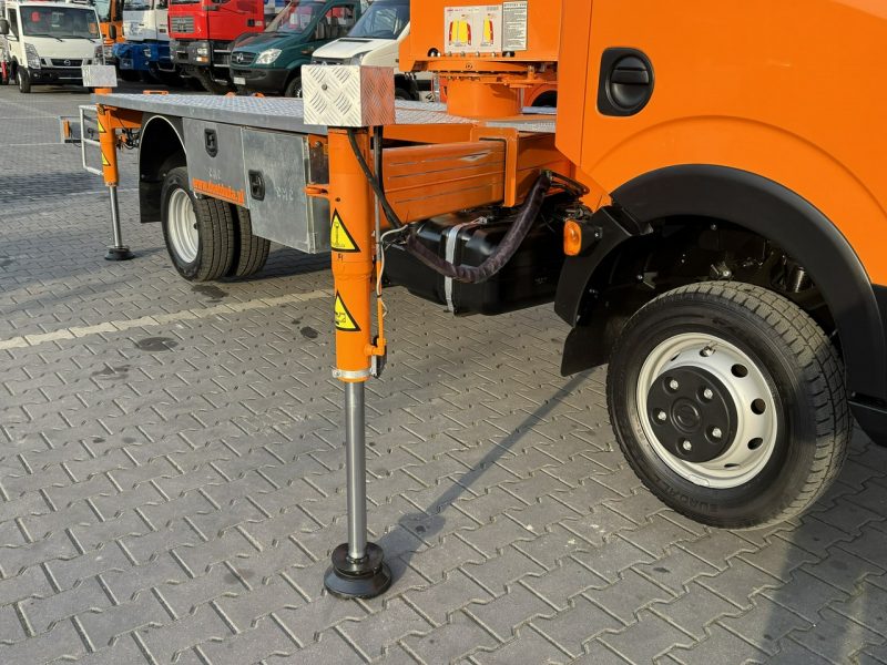 Nissan Cabstar Podnośnik Koszowy 21m CMC PLA 212 Zwyżka UDT Wumag GSR Multitel P7