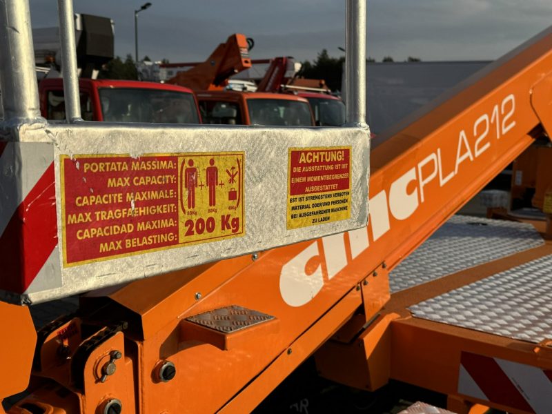 Nissan Cabstar Podnośnik Koszowy 21m CMC PLA 212 Zwyżka UDT Wumag GSR Multitel P7