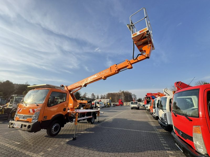 Nissan Cabstar Podnośnik Koszowy 21m CMC PLA 212 Zwyżka UDT Wumag GSR Multitel P7