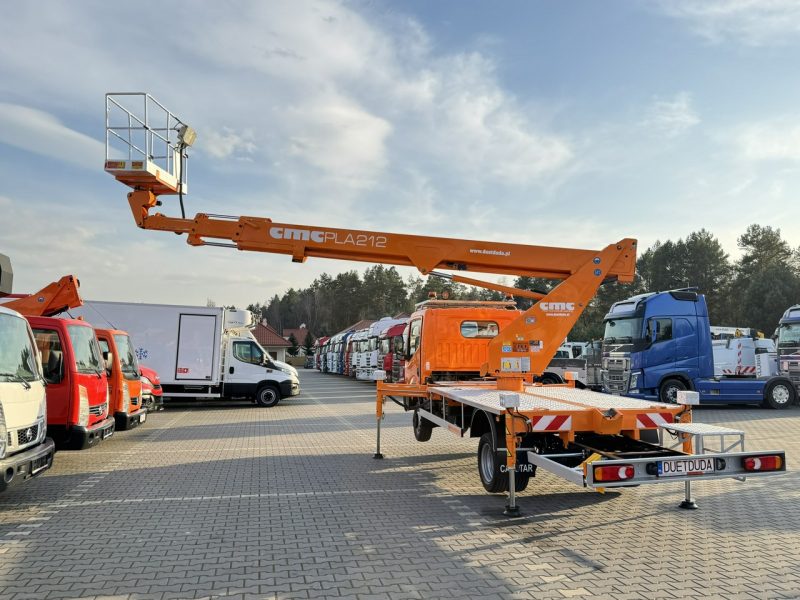 Nissan Cabstar Podnośnik Koszowy 21m CMC PLA 212 Zwyżka UDT Wumag GSR Multitel P7