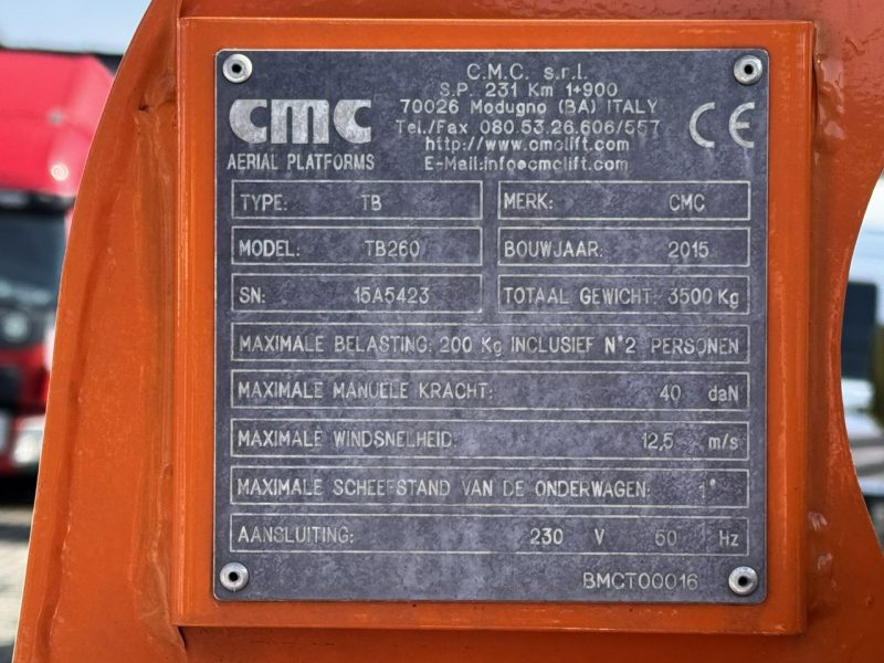 Renault Maxity Podnośnik Koszowy 26m CMC TB260 Zwyżka Pilot UDT Wumag GSR Multitel P7
