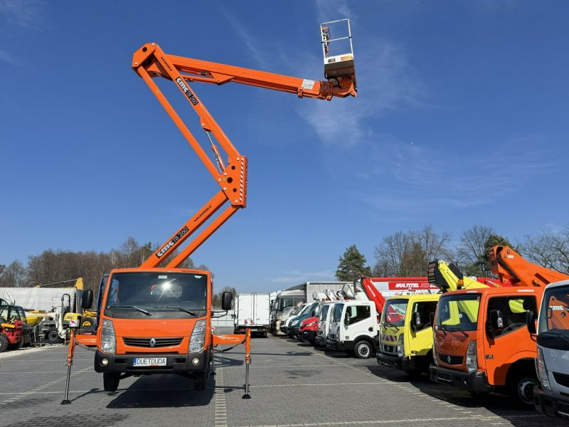 Renault Maxity Podnośnik Koszowy 26m CMC TB260 Zwyżka Pilot UDT Wumag GSR Multitel P7