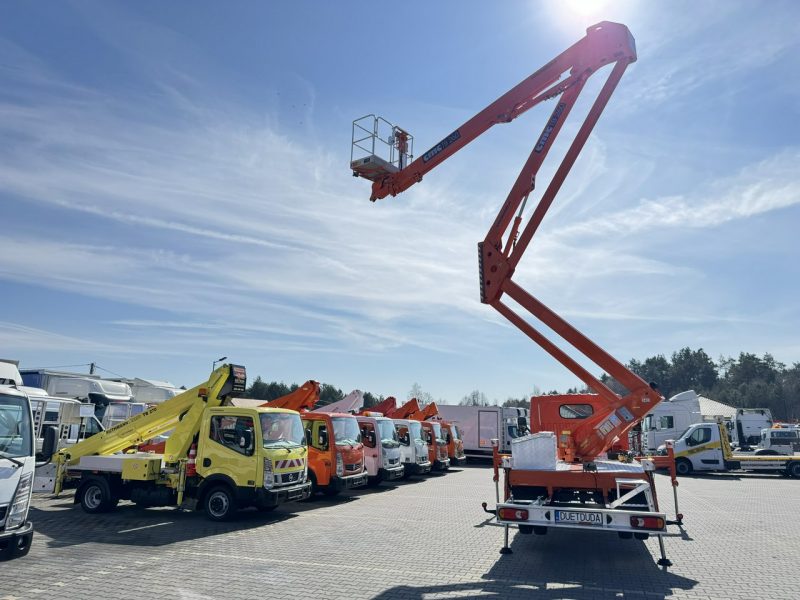 Renault Maxity Podnośnik Koszowy 26m CMC TB260 Zwyżka Pilot UDT Wumag GSR Multitel P7